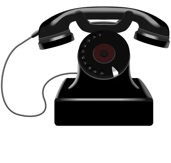 Ретро телефон — стоковый вектор