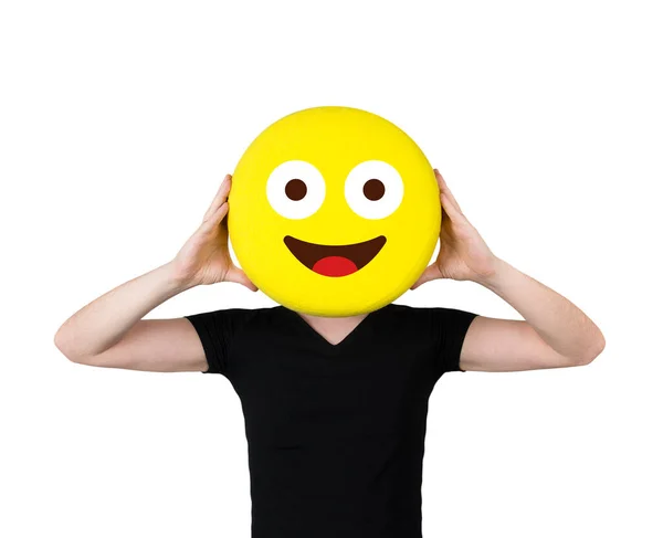 Personas Con Emoticones Diferentes —  Fotos de Stock