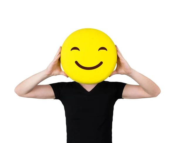 Mensen Met Verschillende Emoticons — Stockfoto