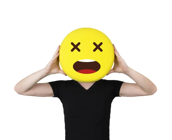 Άτομα Διαφορετικά Emoticons — Φωτογραφία Αρχείου