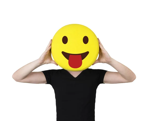 Άτομα Διαφορετικά Emoticons — Φωτογραφία Αρχείου