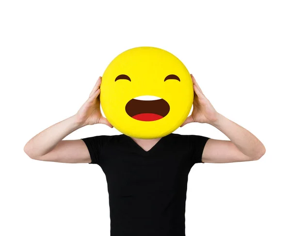 Personas Con Emoticones Diferentes —  Fotos de Stock