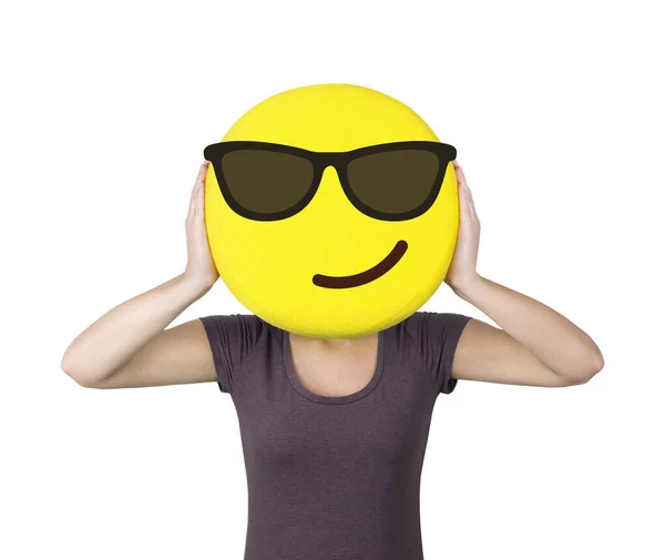 Mensen Met Verschillende Emoticons — Stockfoto