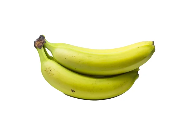 Bunch av bananer isolerad på vit bakgrund — Stockfoto