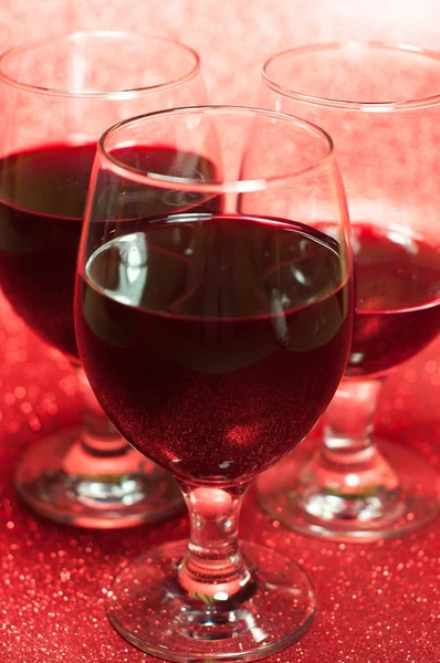 Wine and wine glasses — Stock Photo, Image