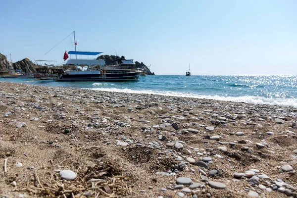 Sandy Coast Antalya Coast Turkey Kemer — Stock Photo, Image