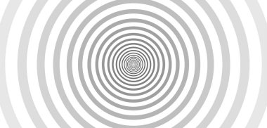 Merkezden konsantre daire şekilleriyle siyah ve beyaz renk vektör sancağıName