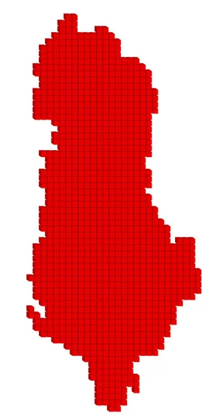 Diagram Karta Plan Vektor Illustration Grafiska Små Kuber Geografisk Karta — Stock vektor