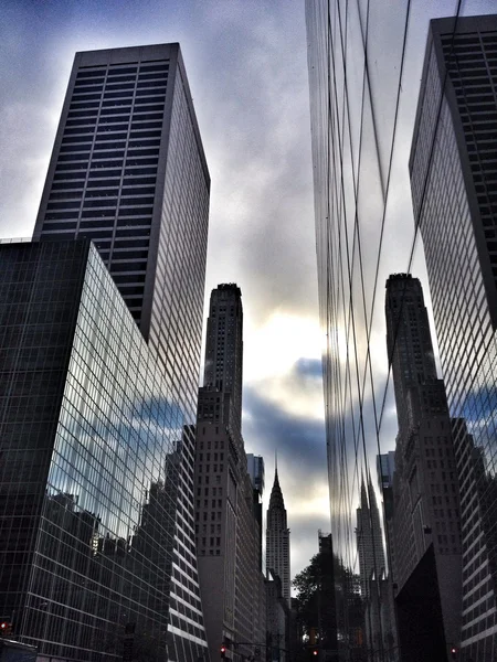 New york wolkenkrabbers — Stockfoto