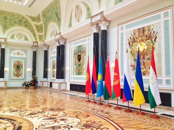 Salón con tapiz. Presidente Palace. Belarús — Foto de Stock