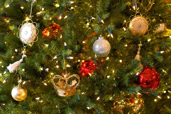 xmas ağacı oyuncaklar yakın çekim