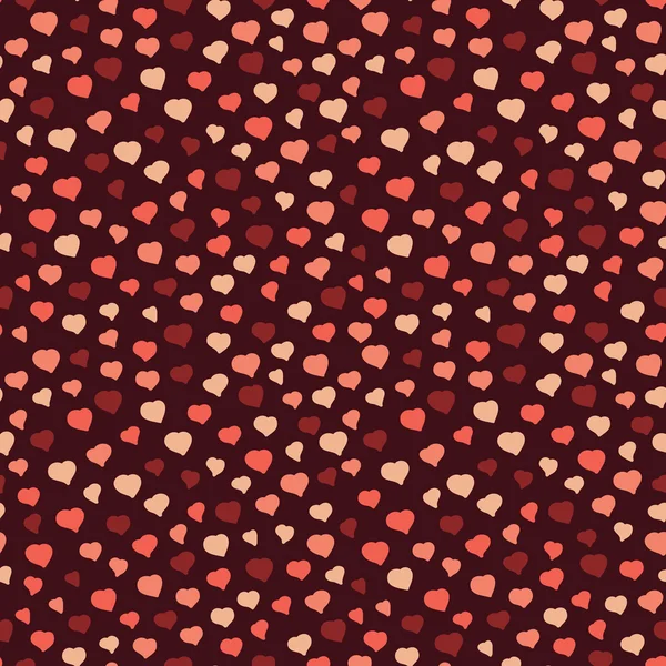 Seamless Pattern from Small Pink Hearts — Stock Vector