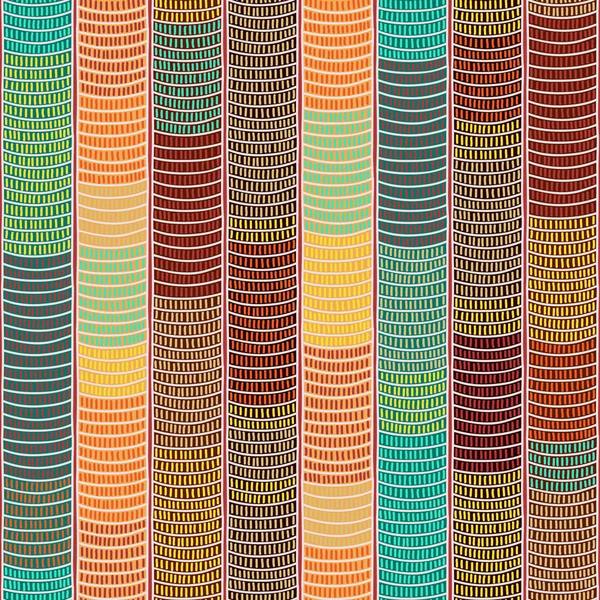 geleneksel Afrika desenine göre basit dizili süs. Dikişsiz vektör desen.