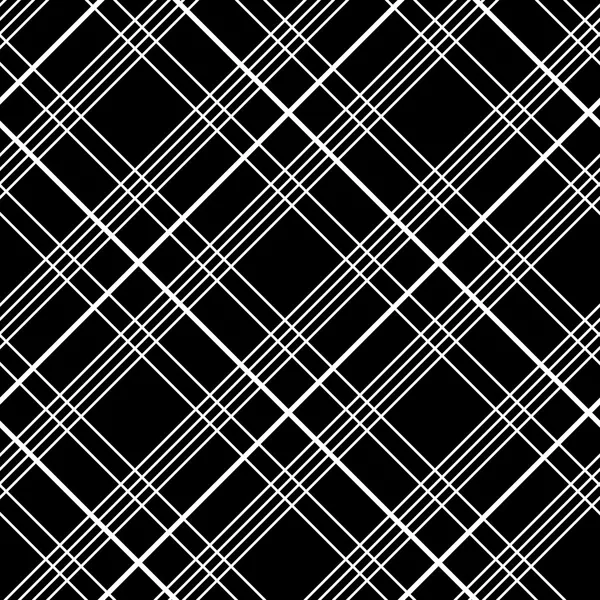 siyah zemin ekose kumaş. Dikişsiz vektör desen. tek renkli.