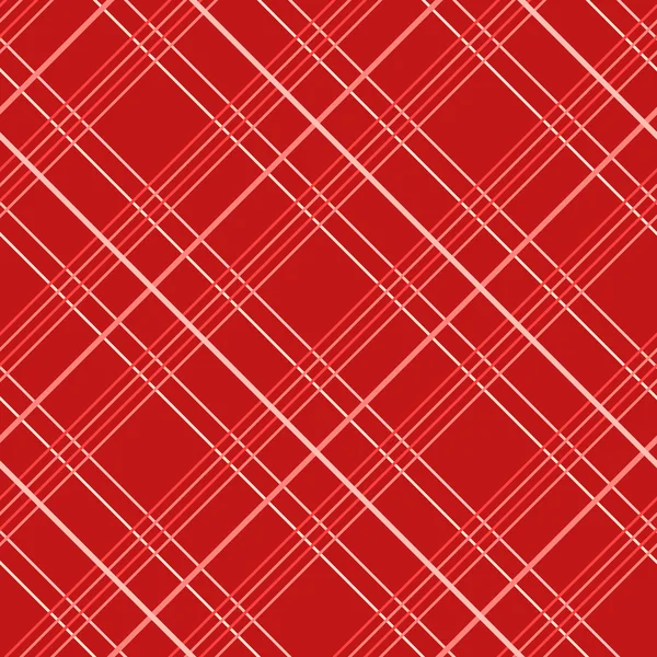 Plaid Fabric on a red background. Seamless vector pattern. — Stock Vector