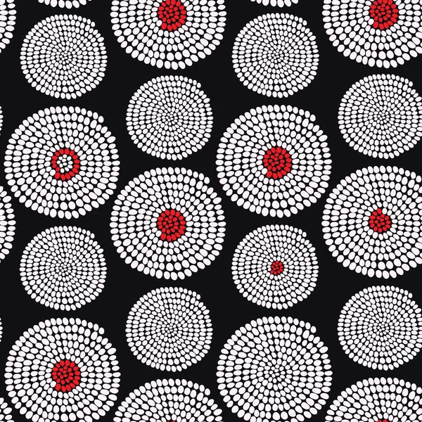 geleneksel Afrika süs swirls ile. Dikişsiz vektör bilmece