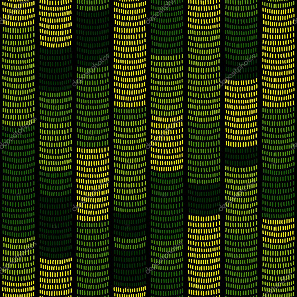 Green Traditional African Ornament. Seamless vector pattern. — Stock ...