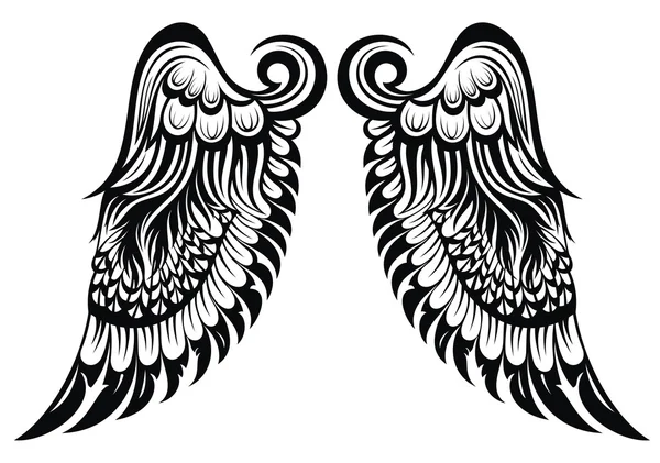 Angel wings. — Stock Vector