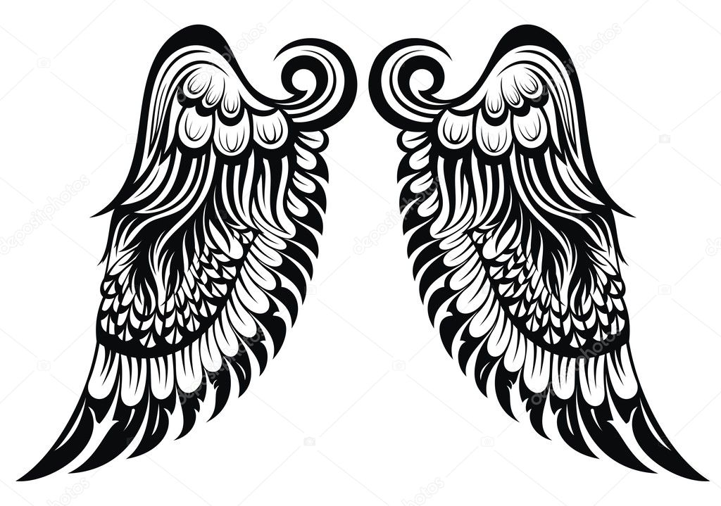 Angel wings.