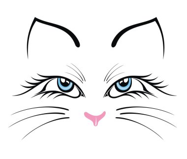 vektör kedi