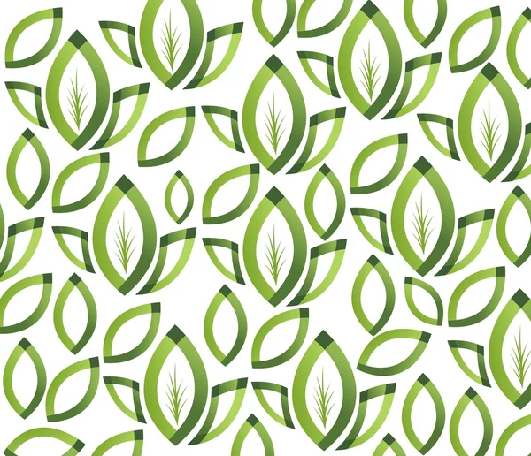 Green leafs texture — Stock Vector