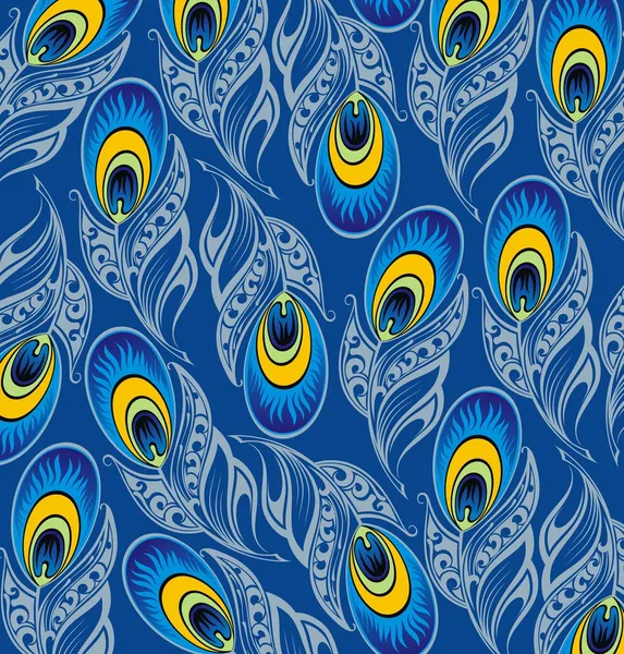 Peacock Fondo — Vector de stock