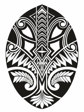 Vektör sembolü, süs, dövme. Güzel vektör çizimi. Vücut dövmesi, antik semboller..