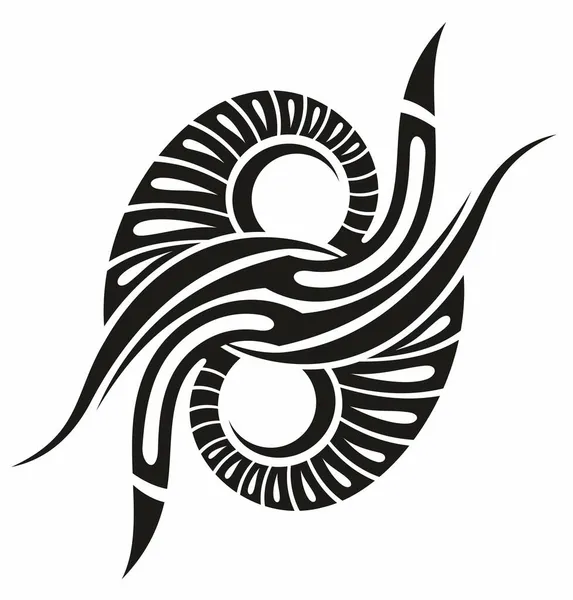 Tribal Tattoo Design Element Για Σχεδιασμό Σας — Διανυσματικό Αρχείο