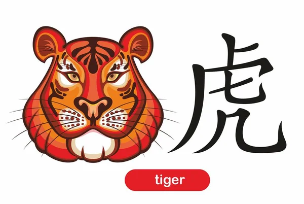 Китайський Новий 2022 Рік Тигра — стоковий вектор