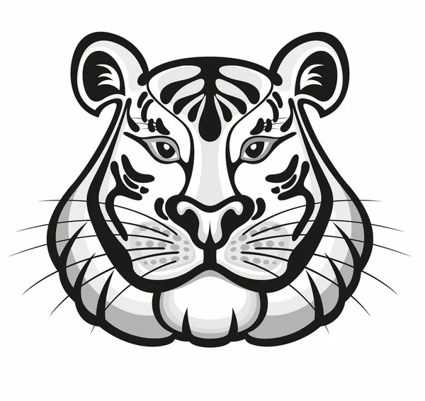 Gott Nytt Kinesiskt 2022 Tigerns — Stock vektor