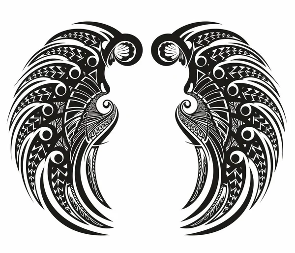 Bird Wings Vector Icon Angel Wings Vector Icon — стоковый вектор