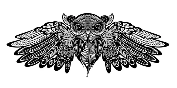 Creative Owl Icon Vector Logo Template Vector Illustration — Image vectorielle