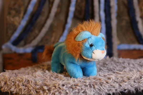Close Shot Lion Soft Toy — Stock Photo, Image