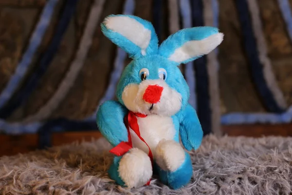 Close Shot Soft Bunny Toy — Stock Photo, Image