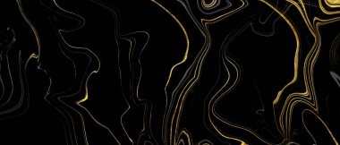 black and gold Liquid flow effect background. Marble texture abstract backdrop,luxury wallpaper,Blue marble and gold abstract background texture