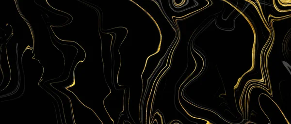 black and gold Liquid flow effect background. Marble texture abstract backdrop,luxury wallpaper,Blue marble and gold abstract background texture