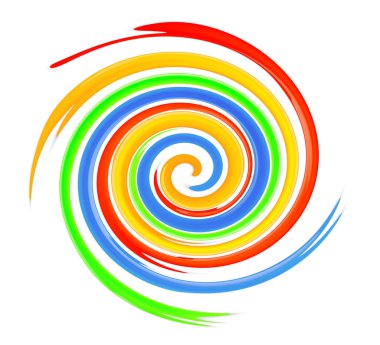 Renkli mürekkep sıçraması