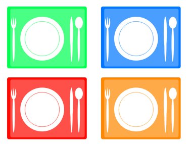 Restoran simgesi olan simgeler kümesi