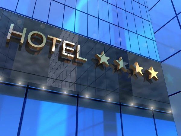 Hotel four stars — Stock Photo, Image