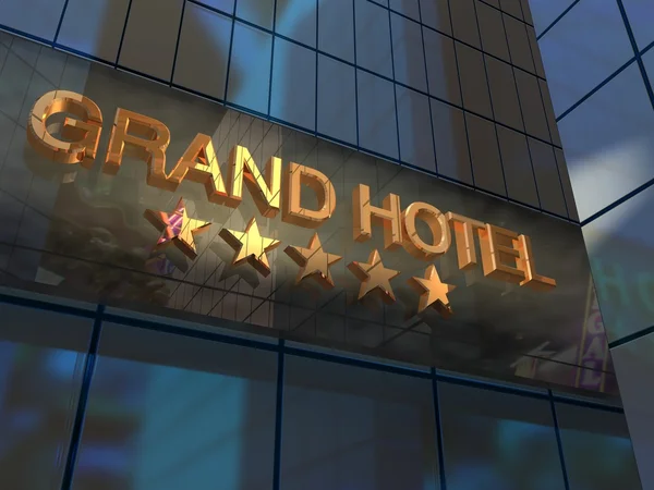 Grand Hotel fünf Sterne — Stockfoto