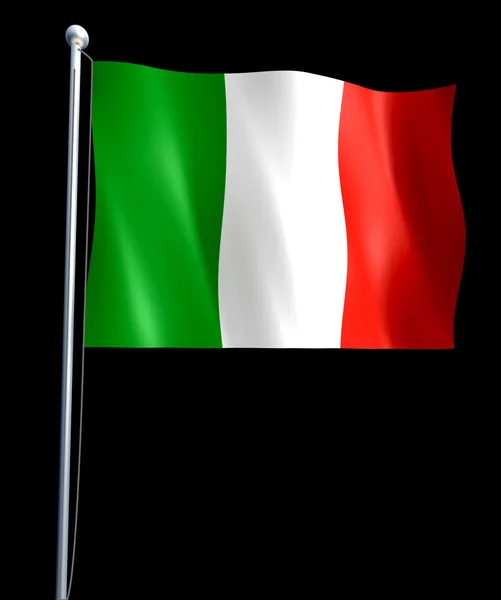 Italiens flagga — Stockfoto