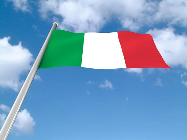 Flagge Italiens — Stockfoto