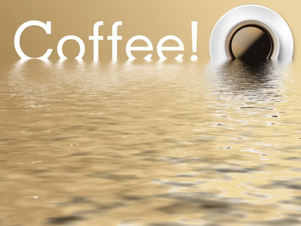 Illustration de tasse de café — Photo