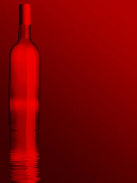 Bottle of red wine — Stock Photo, Image