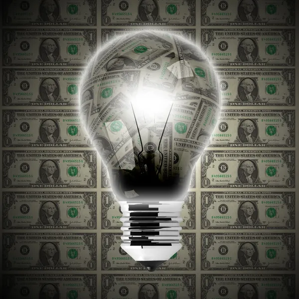 Light money concept — Stock Photo, Image