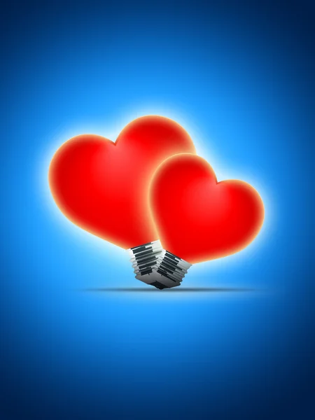 Two hearts — Stock Photo, Image