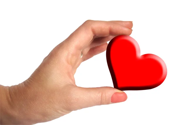 Heart in the hand — Stock Photo, Image