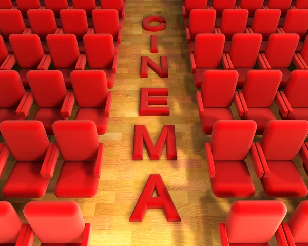 Teatro de cinema vazio — Fotografia de Stock