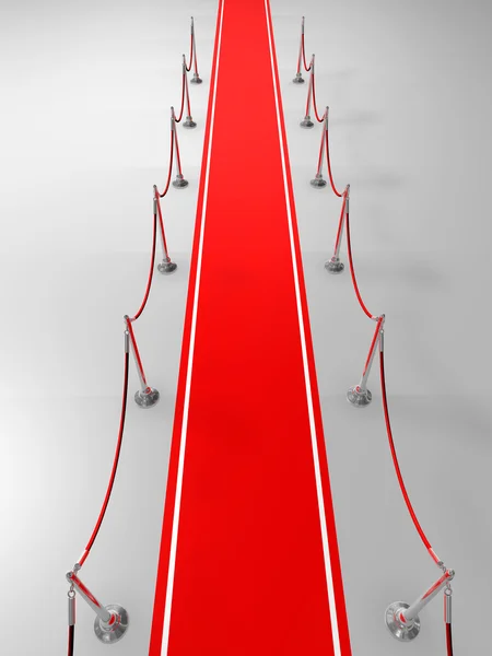 Red carpet — Stock Photo, Image