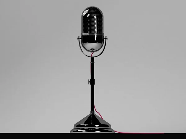 Retro microphone — Stock Photo, Image